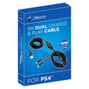 PlayStation 4 Dual Charge & Play Cable 5M Chargers & Docks 3rd Earth 