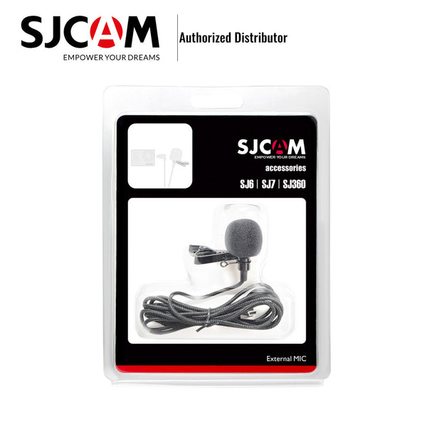 SJCAM External Microphone Hands free with Clip for SJ6 SJ7 Action Sports Camera