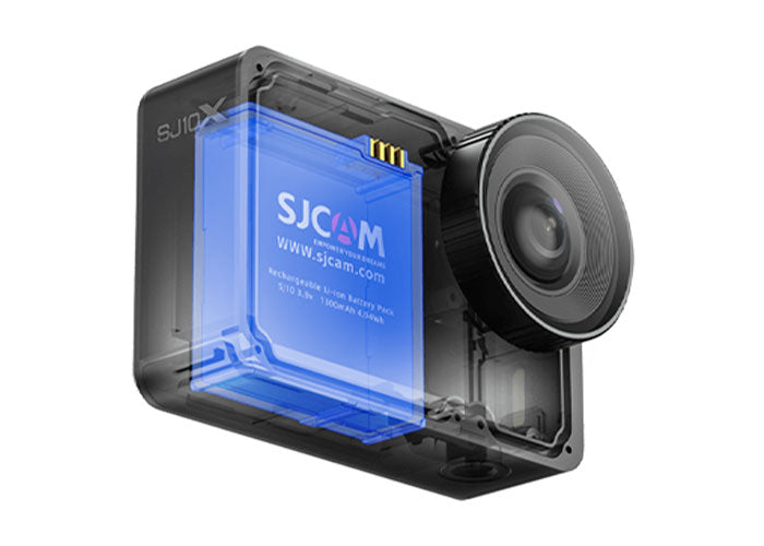 SJCAM SJ10X 10M Body Waterproof Action Camera 4K@24FPS 2K@30FPS 2.4GHZ WiFi Gyro Image Stabilization Sports Cam