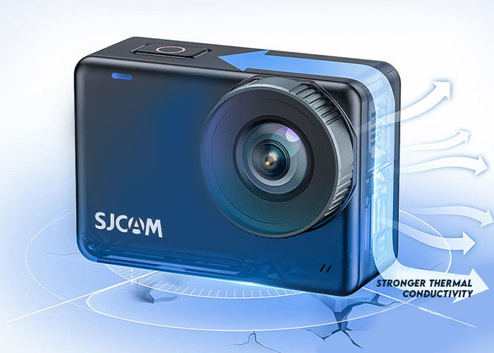 SJCAM SJ10X 10M Body Waterproof Action Camera 4K@24FPS 2K@30FPS 2.4GHZ WiFi Gyro Image Stabilization Sports Cam