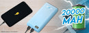 Maxxlee 10000mAh Power Bank Portable 18W PD Type C QC 3.0 Dual USB Fast Charging Blue