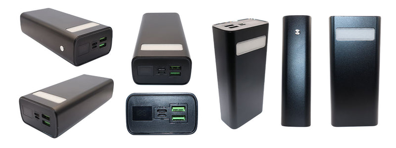Maxxlee 30000mAh Super Fast Charging Dual USB Torch Light Portable Battery Charger Power Bank