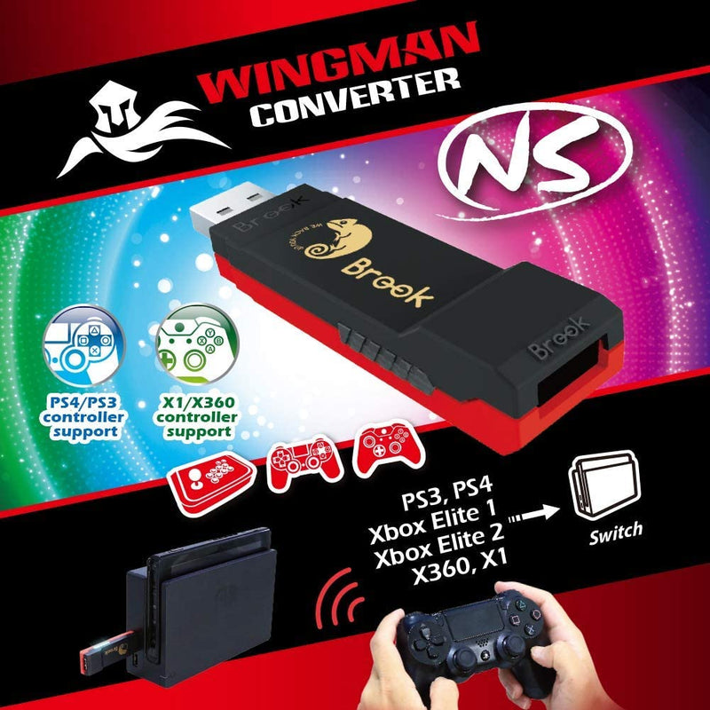 Brook Wingman NS Converter Adapter (PS4/Xbox Elite/Xbox One to Nintendo Switch)