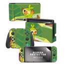 Controller Gear Nintendo Switch Skin & Screen Protector Set (Pokémon Sword/Shield Grookey)