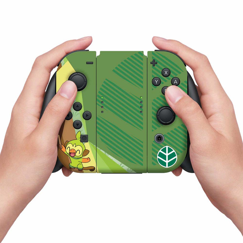 Controller Gear Nintendo Switch Skin & Screen Protector Set (Pokémon Sword/Shield Grookey)