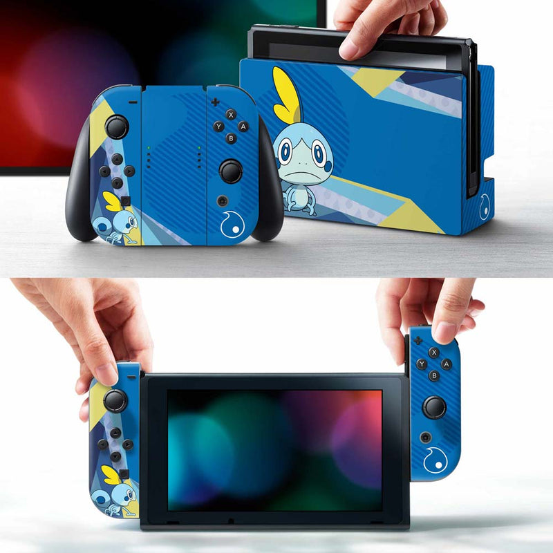 Controller Gear Nintendo Switch Skin & Screen Protector Set (Pokemon Sword/Shield Sobble)