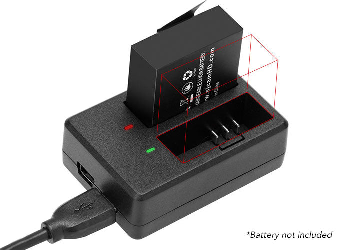 Dual-Slot Battery Charger for SJCAM Action Camera SJ6 Legend