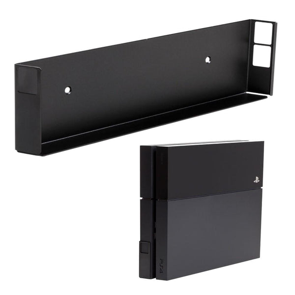 HIDEit 4 PlayStation 4 (PS4) Vertical Wall Mount Bracket (White/Black) Console Accessories HIDEit 