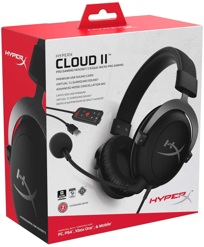 HyperX Cloud II Pro Gaming Headset Gun Metal (PC)