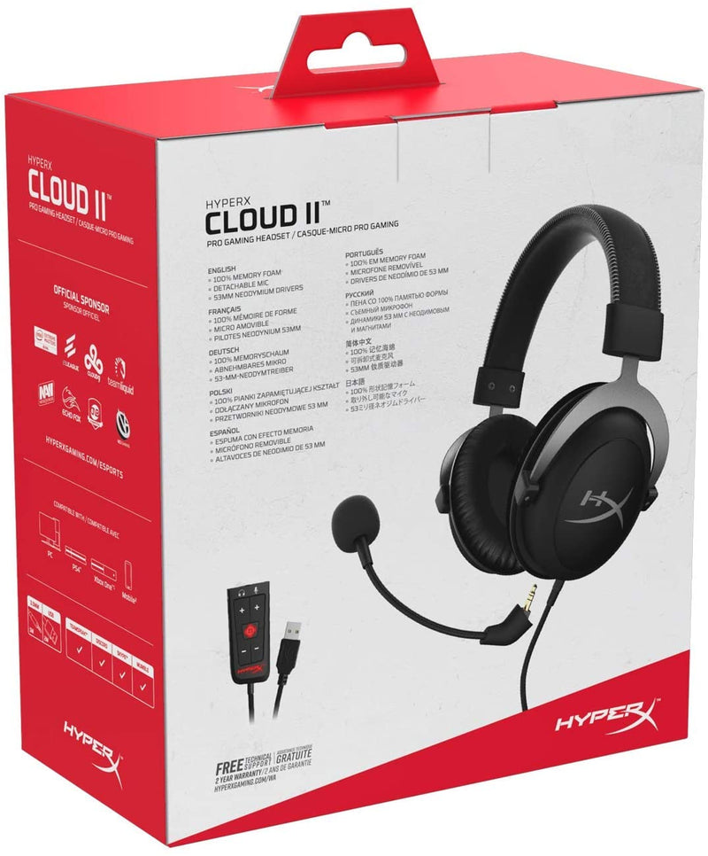 HyperX Cloud II Pro Gaming Headset Gun Metal (PC) – GAMORY