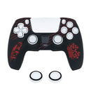 Protective Silicone Cover With Thumb Caps For PS5 (Racing Car Red)