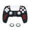 Protective Silicone Cover With Thumb Caps For PS5 (Racing Car Red)