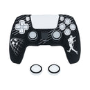 Protective Silicone Cover With Thumb Caps For PS5 (Football White)
