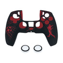 Protective Silicone Cover With Thumb Caps For PS5 (Football Red)