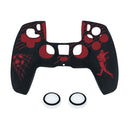 Protective Silicone Cover With Thumb Caps For PS5 (Football Red)