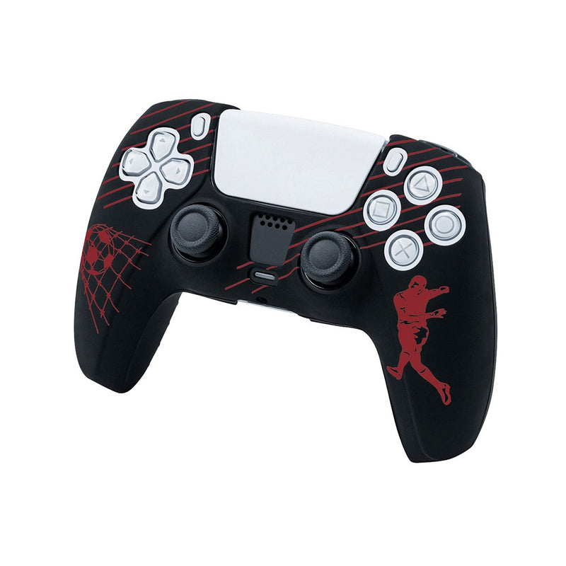 Protective Silicone Cover With Thumb Caps For PS5 (Football Red)