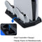 Vertical Cooling Stand with Game Storage Slot for PS5 DE/UHD (KJH-P5-010-2）