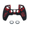 Protective Silicone Cover With Thumb Caps For PS5 (Racing Car Red)