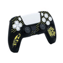 Protective Silicone Cover With Thumb Caps For PS5 (Racing Car Yellow)