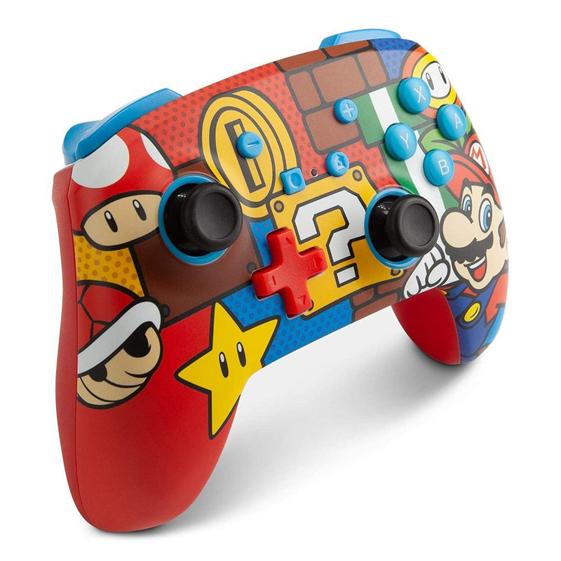 PowerA Nintendo Switch Enhanced Wireless Controller (Super Mario Pop)