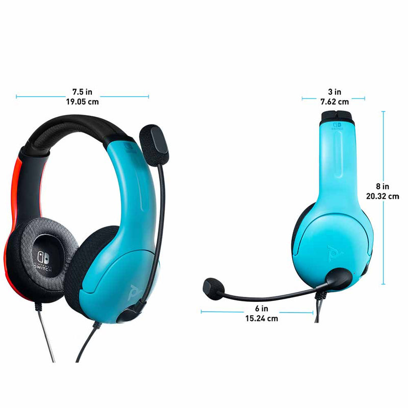 Nintendo Switch PDP LVL40 Wired Stereo Gaming Headset (Blue/Red) – GAMORY