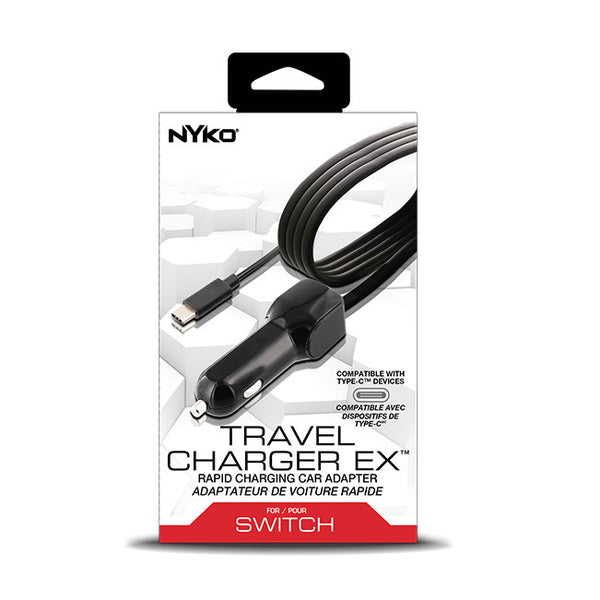 Nyko Travel Car Charger Adapter EX (Nintendo Switch)