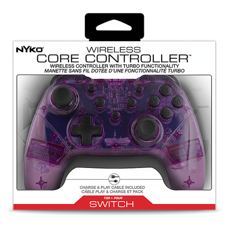 Nyko Wireless Core Controller (Purple/White) (Nintendo Switch)