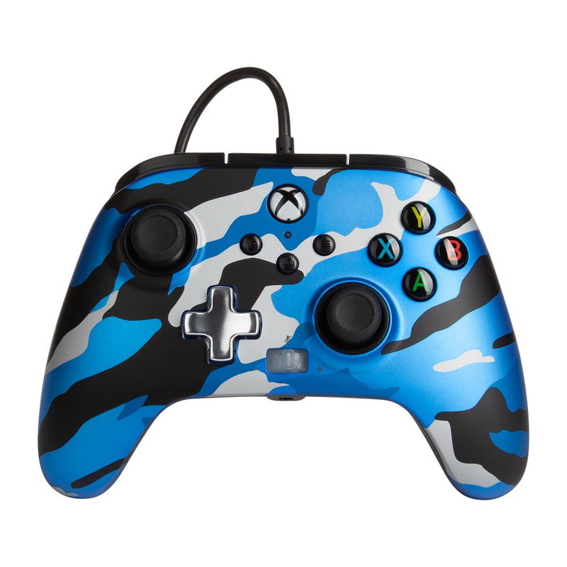 PowerA Xbox Series X|S Enhanced Wired Controller (Metallic Blue Camo)