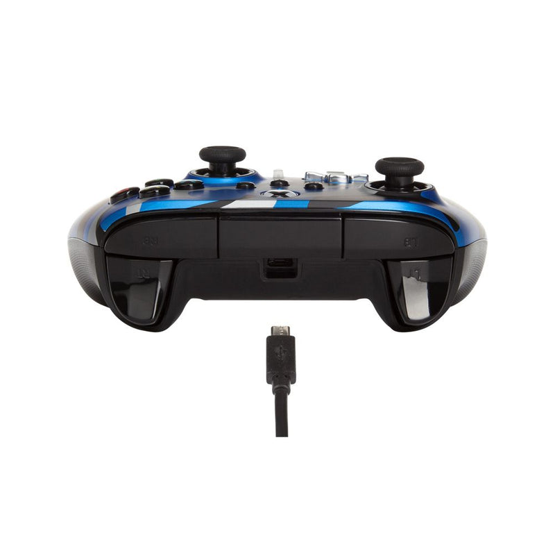 PowerA Xbox Series X|S Enhanced Wired Controller (Metallic Blue Camo)