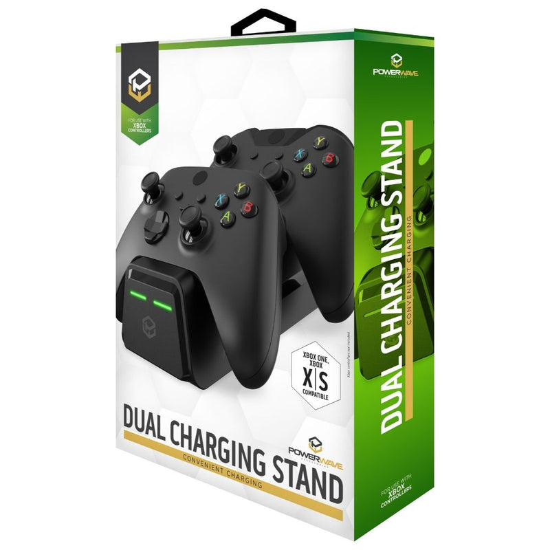 Powerwave Dual Charging Dock Stand for Xbox Series X|S and Xbox One Controllers