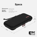 Skull & Co EDC Case For Nintendo Switch OLED Slim Carrying Case (Black)