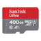 SanDisk Ultra microSDXC 400GB UHS-I Class 10 Memory Card 100MB/s with Adapter Storage SanDisk 