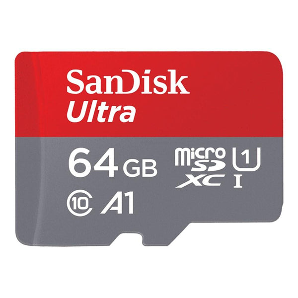SanDisk Ultra microSDXC 64GB UHS-I Class 10 Memory Card 100MB/s with Adapter Storage SanDisk 