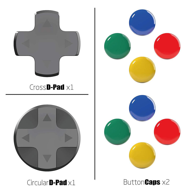 Skull Co D-Pad Button Cap Set for Nintendo Switch Joy-Con