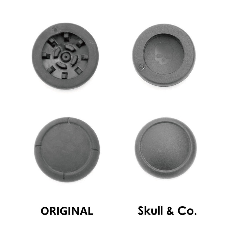 Skull & Co. Replacement Joystick Covers For Nintendo Switch (Repair Parts) - Black