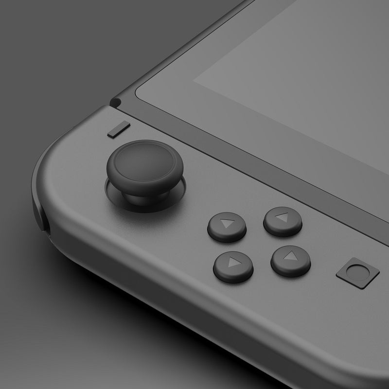 Savage Raven by Skull Replacement Joystick Covers For Nintendo Switch (Repair Parts) Black