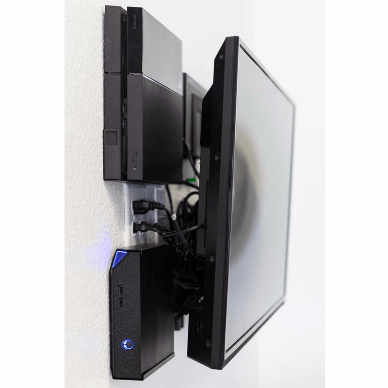 HIDEit 4 PlayStation 4 PS4 Vertical Wall Mount Bracket Black