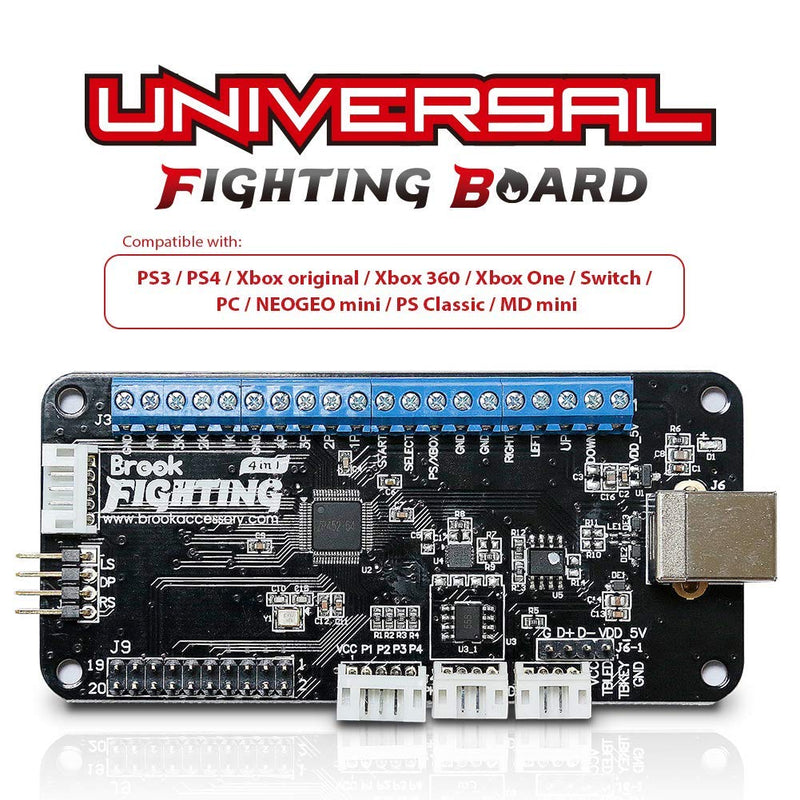 Brook Universal Fighting Board (UFB) pin pre-added