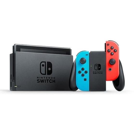 Nintendo Switch Console with Neon Blue and Red Joy-Con Console Nintendo 