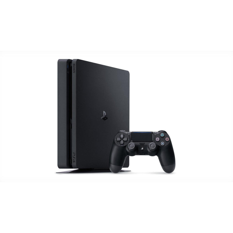 Sony PS4 PlayStation 4 Slim New-Look 500GB Console (Jet Black) Console PlayStation 