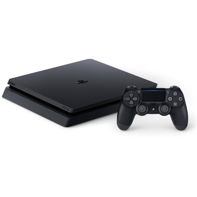 Sony PS4 PlayStation 4 Slim New-Look 500GB Console (Jet Black) Console PlayStation 