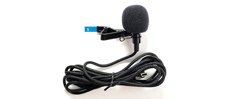 SJCAM External Microphone Hands free with Clip for SJ6 SJ7 Action Sports Camera